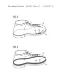 Item of Footwear with Ventilation in the Bottom Region of the Upper, and     Air-Permeable Spacing Structure Which Can Be Used For This Purpose diagram and image