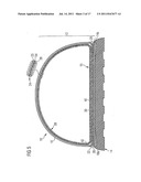 Item of Footwear with Ventilation in the Bottom Region of the Upper, and     Air-Permeable Spacing Structure Which Can Be Used For This Purpose diagram and image