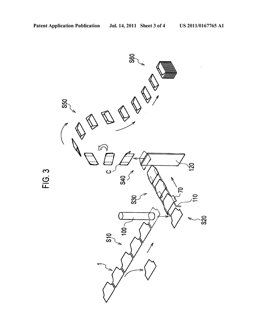 METHOD OF FOLDING ABSORBENT ARTICLE - diagram, schematic, and image 04