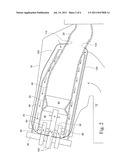 COMBUSTOR ASSEMBLY FOR A TURBINE ENGINE THAT MIXES COMBUSTION PRODUCTS     WITH PURGE AIR diagram and image