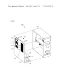 APPARATUS FOR COOLING COMPUTER BODY BY INTRODUCING COOLING AIR THEREIN diagram and image