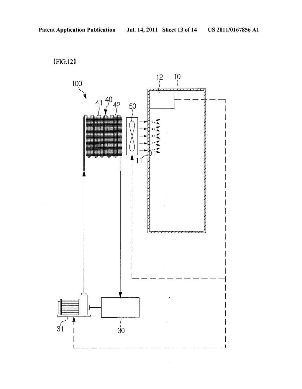 APPARATUS FOR COOLING COMPUTER BODY BY INTRODUCING COOLING AIR THEREIN - diagram, schematic, and image 14