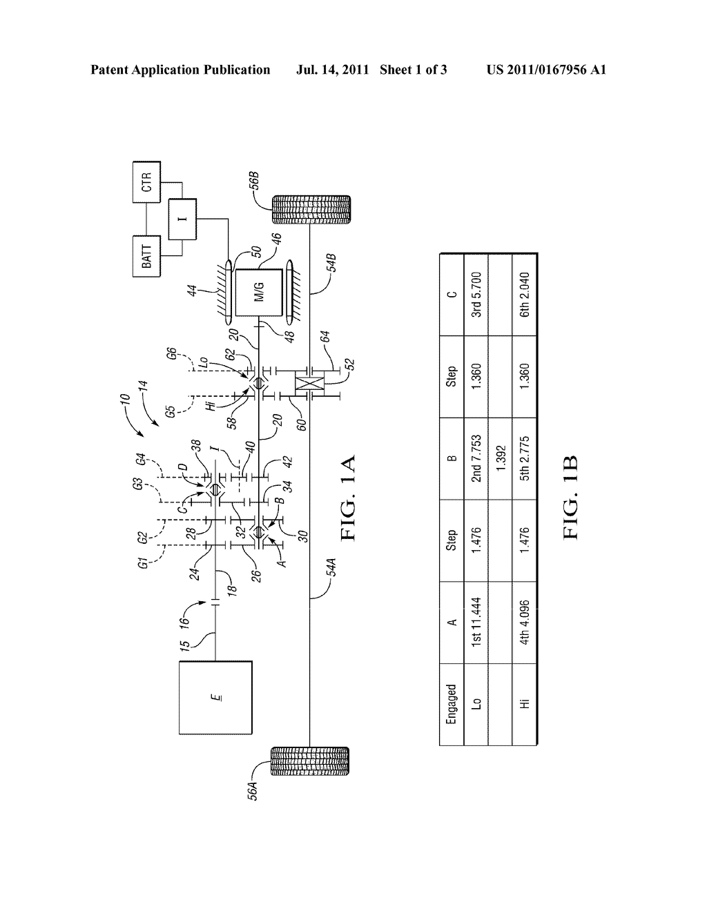 SINGLE MOTOR HYBRID TRANSMISSION - diagram, schematic, and image 02