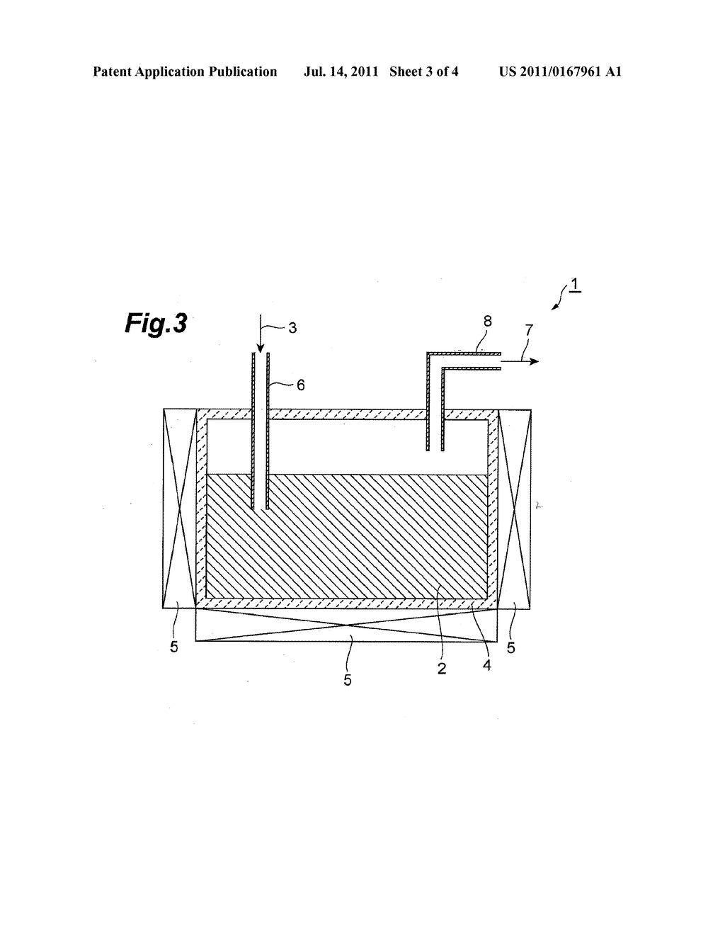 METHOD FOR PURIFYING MATERIAL CONTAINING METALLOID ELEMENT OR METAL     ELEMENT AS MAIN COMPONENT - diagram, schematic, and image 04