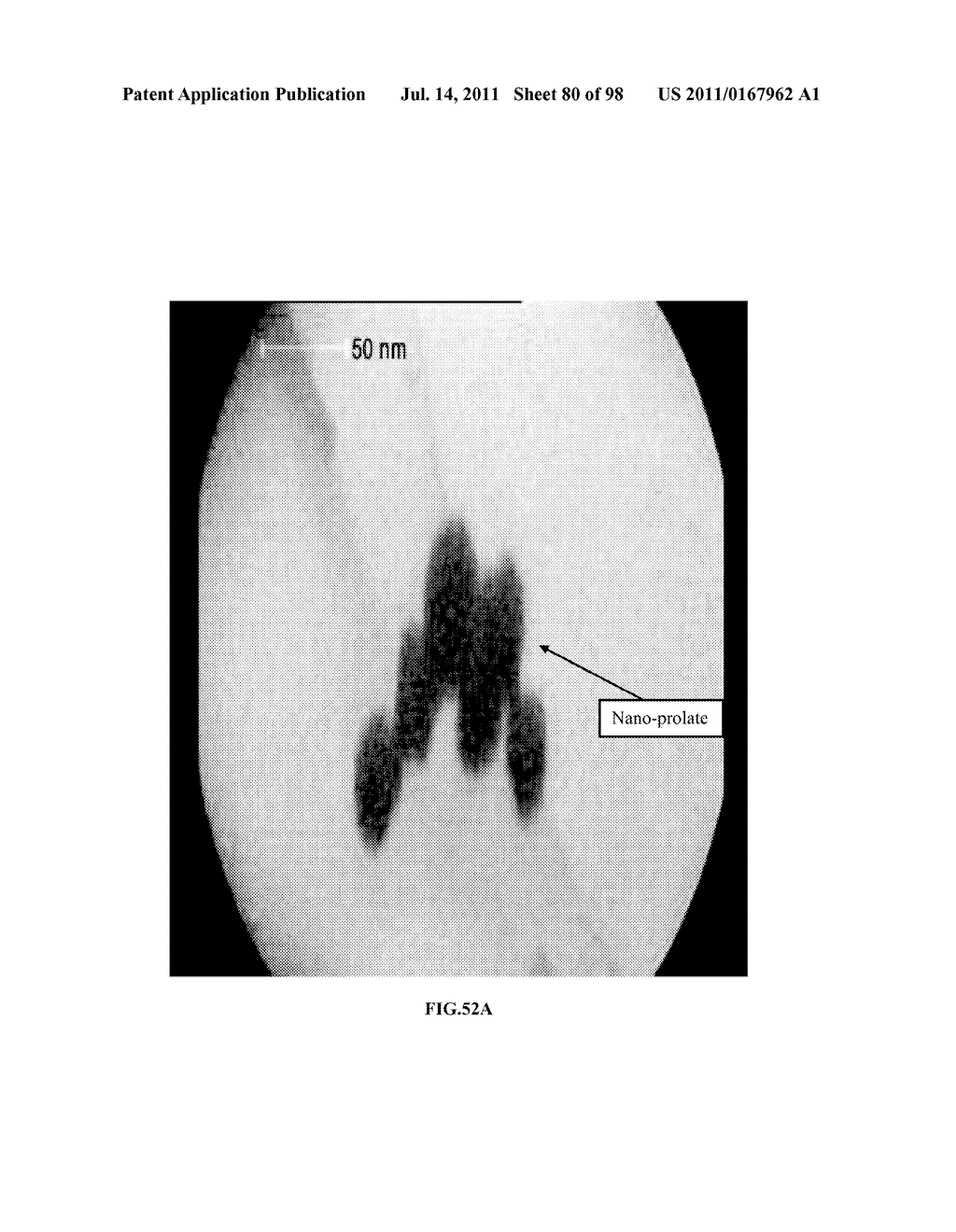 METHOD FOR THE SYSNTHESIS OF METALLIC NANO PRODUCTS - diagram, schematic, and image 81