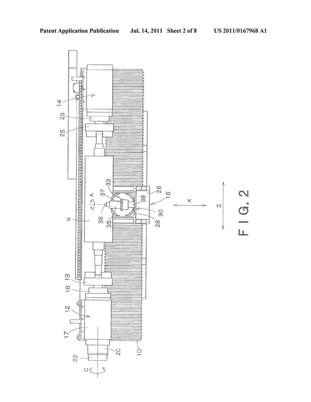 METHOD AND APPARATUS FOR  ROLL SURFACE MACHINING - diagram, schematic, and image 03