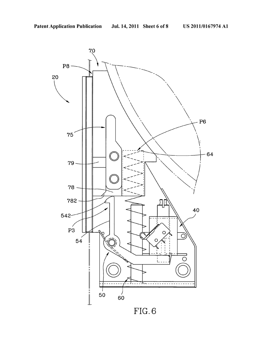 Emergency stop device for band saw - diagram, schematic, and image 07