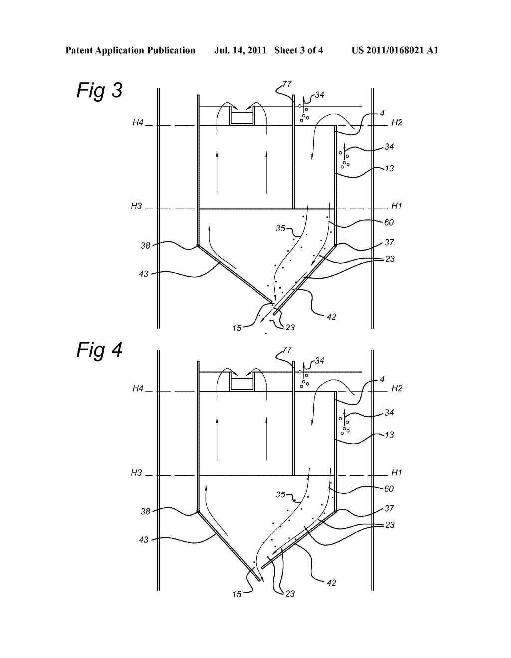 SETTLING DEVICE, PURIFIER COMPRISING A SETTLING DEVICE AND METHODS FOR     ANAEROBIC OR AEROBIC PURIFICATION OF WASTE WATER - diagram, schematic, and image 04