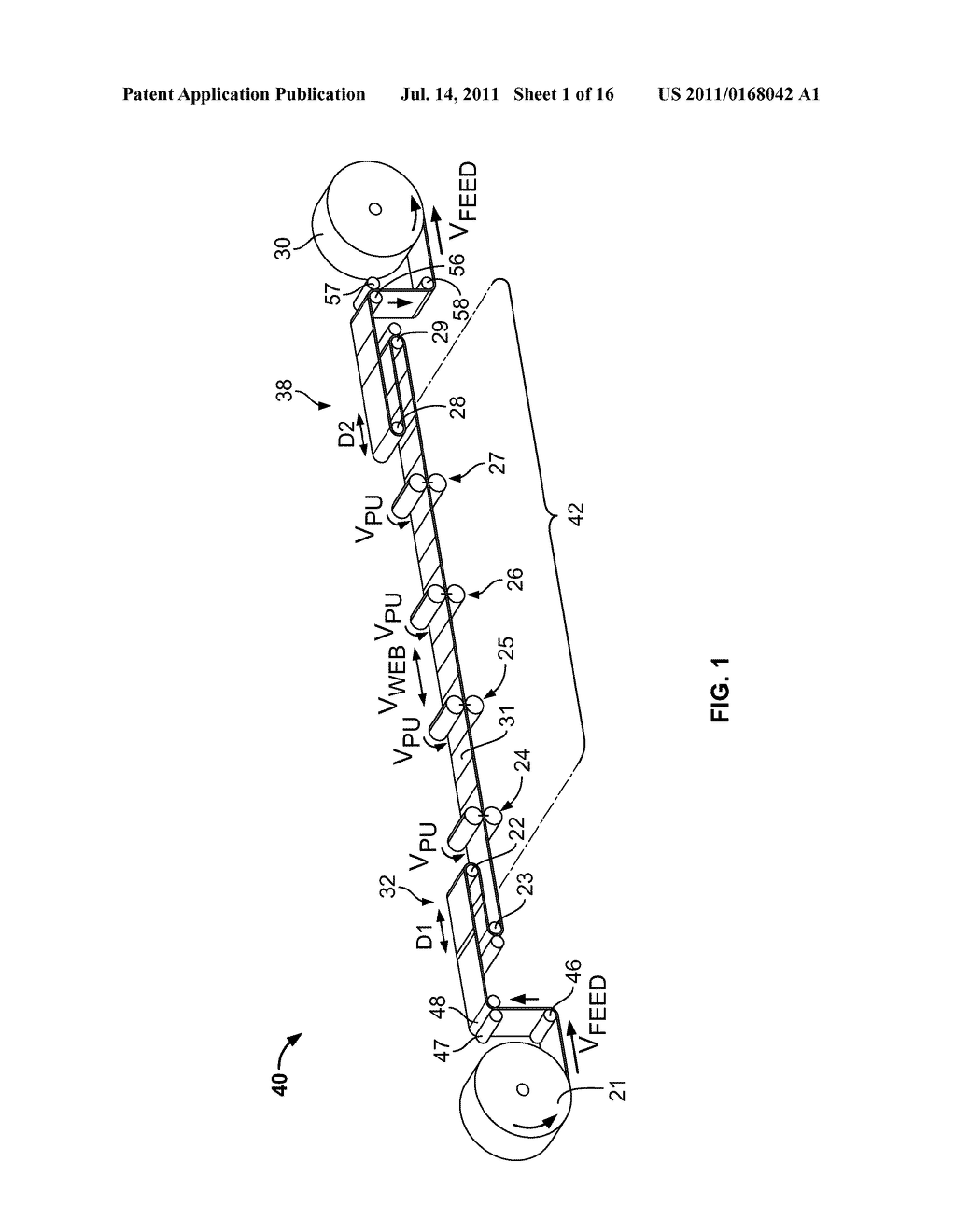 Variable Oscillating Web Printing Press and Method - diagram, schematic, and image 02