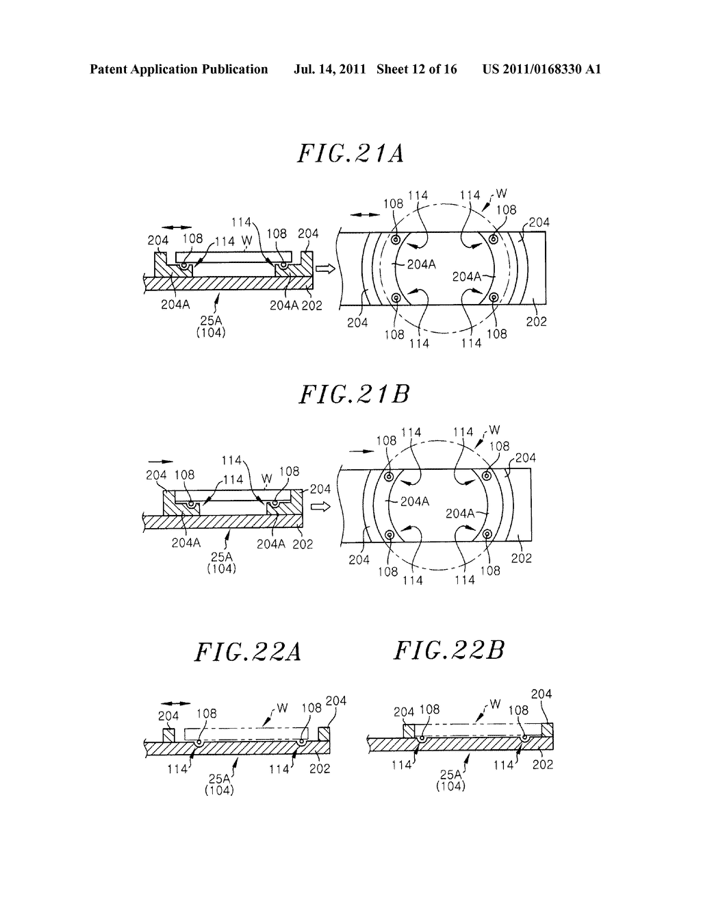 SUPPORT STRUCTURE, LOAD LOCK APPARATUS, PROCESSING APPARATUS AND TRANSFER     MECHANISM - diagram, schematic, and image 13