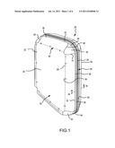 ASSEMBLY STRUCTURE FOR A LUGGAGE CASE diagram and image