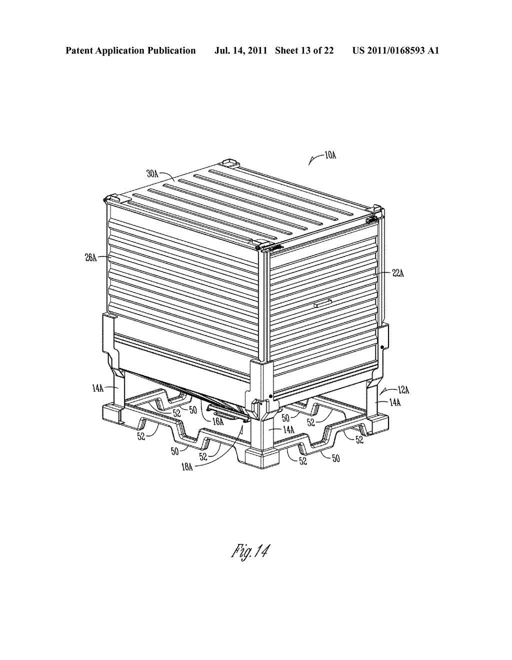 FOLDING SEED BOX WITH FORK LIFT BASE - diagram, schematic, and image 14