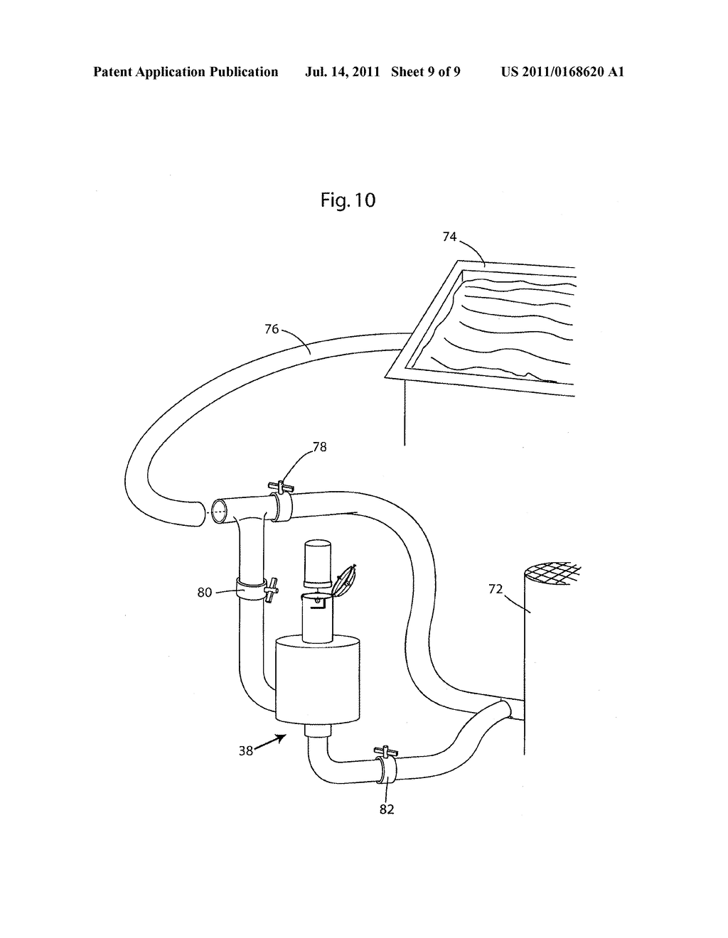 Apparatus and Method for Coating Diatomaceous Earth Filter Grids - diagram, schematic, and image 10