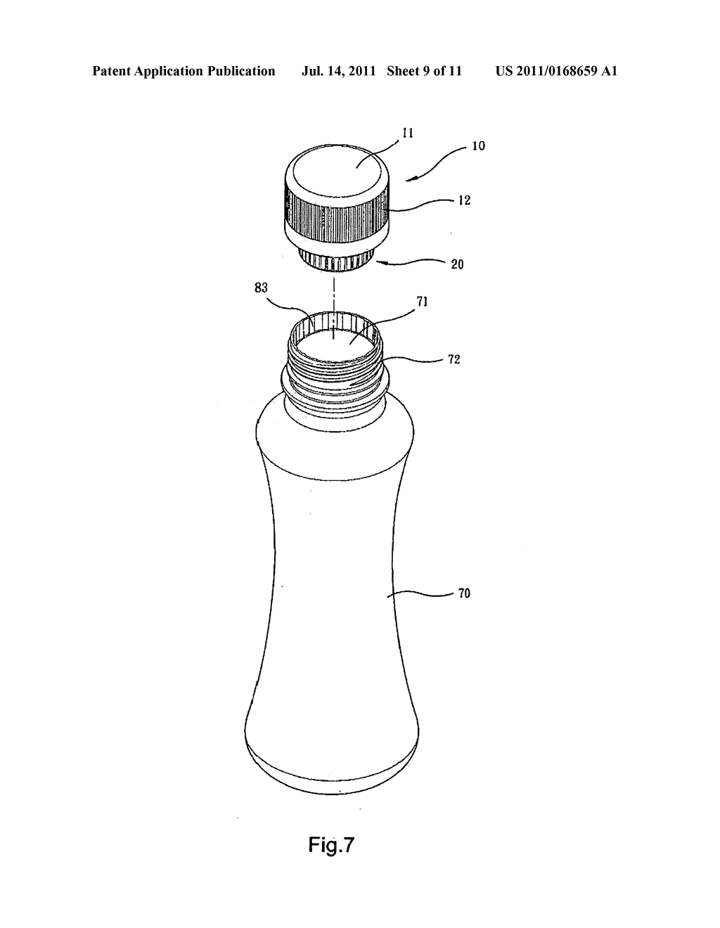 Bottle Cap Device - diagram, schematic, and image 10