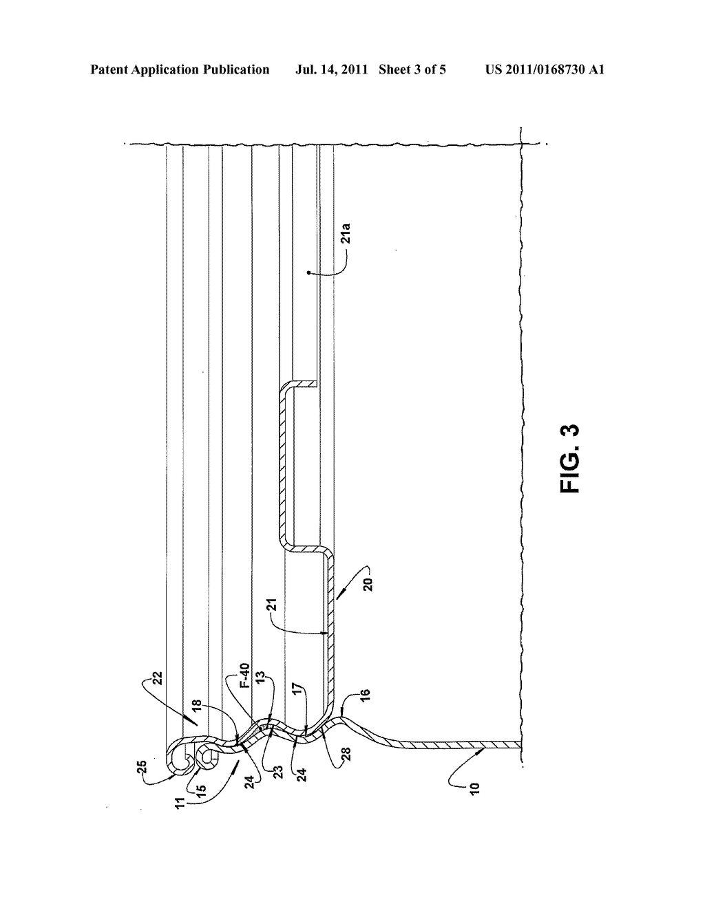 CLOSURE ARRANGEMENT FOR A CONTAINER IN METAL SHEET - diagram, schematic, and image 04