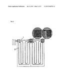 PREFABRICATED HEAT-INSULATION PANEL WITH TWO HOT WATER FLOW PATHS diagram and image