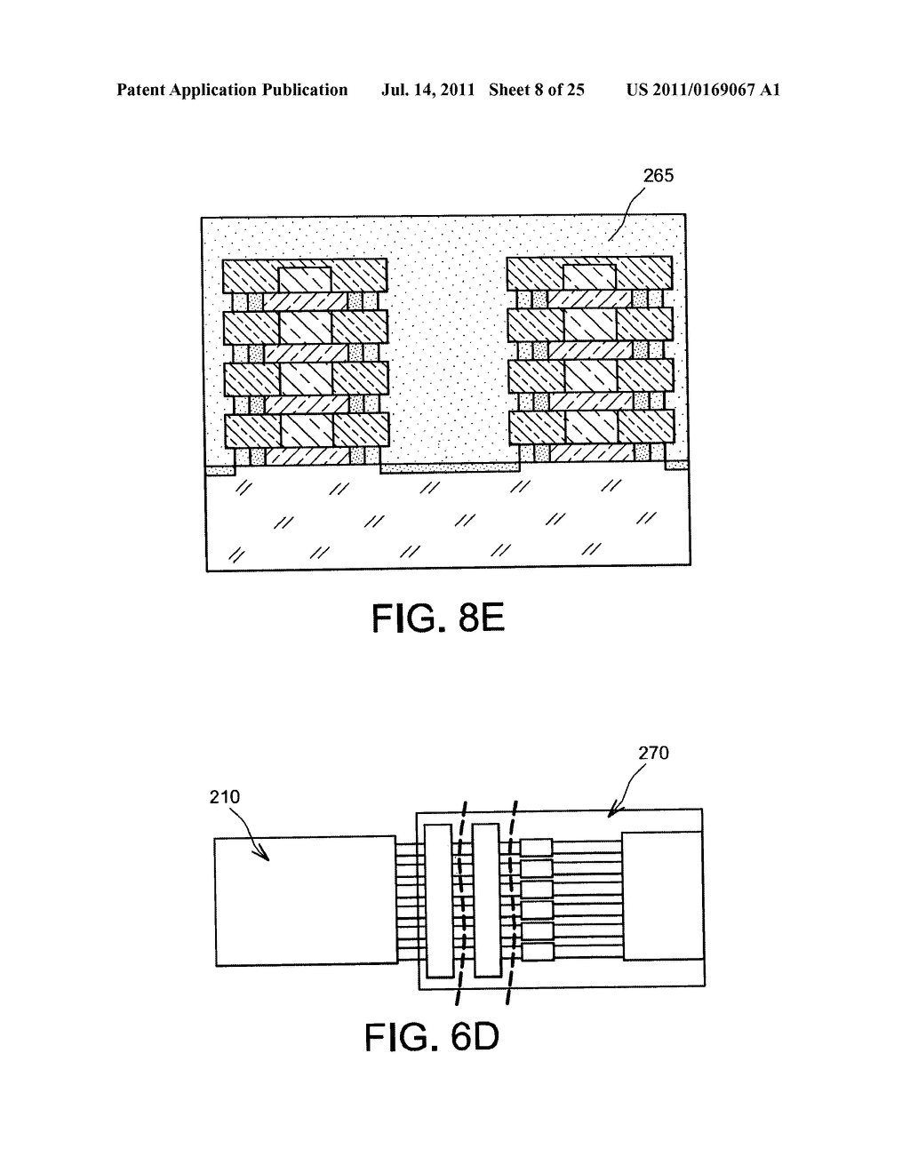 STRUCTURE AND PRODUCTION PROCESS OF A MICROELECTRONIC 3D MEMORY DEVICE OF     FLASH NAND TYPE - diagram, schematic, and image 09