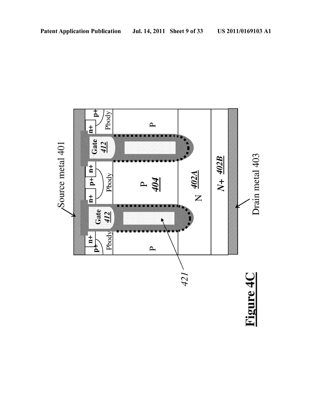 DEVICES, COMPONENTS AND METHODS COMBINING TRENCH FIELD PLATES WITH     IMMOBILE ELECTROSTATIC CHARGE - diagram, schematic, and image 10