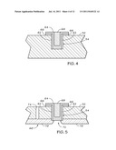 SEMICONDUCTOR DEVICE HAVING BACKSIDE REDISTRIBUTION LAYERS AND METHOD FOR     FABRICATING THE SAME diagram and image