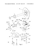 SHAFT BRAKE MECHANISM OF WIND POWER GENERATOR diagram and image