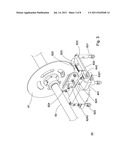 SHAFT BRAKE MECHANISM OF WIND POWER GENERATOR diagram and image