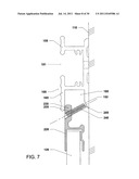 WALL MOUNTING SYSTEM FOR MOVABLY MOUNTING MODULAR INSTITUTIONAL FURNITURE     AND FIXTURES diagram and image