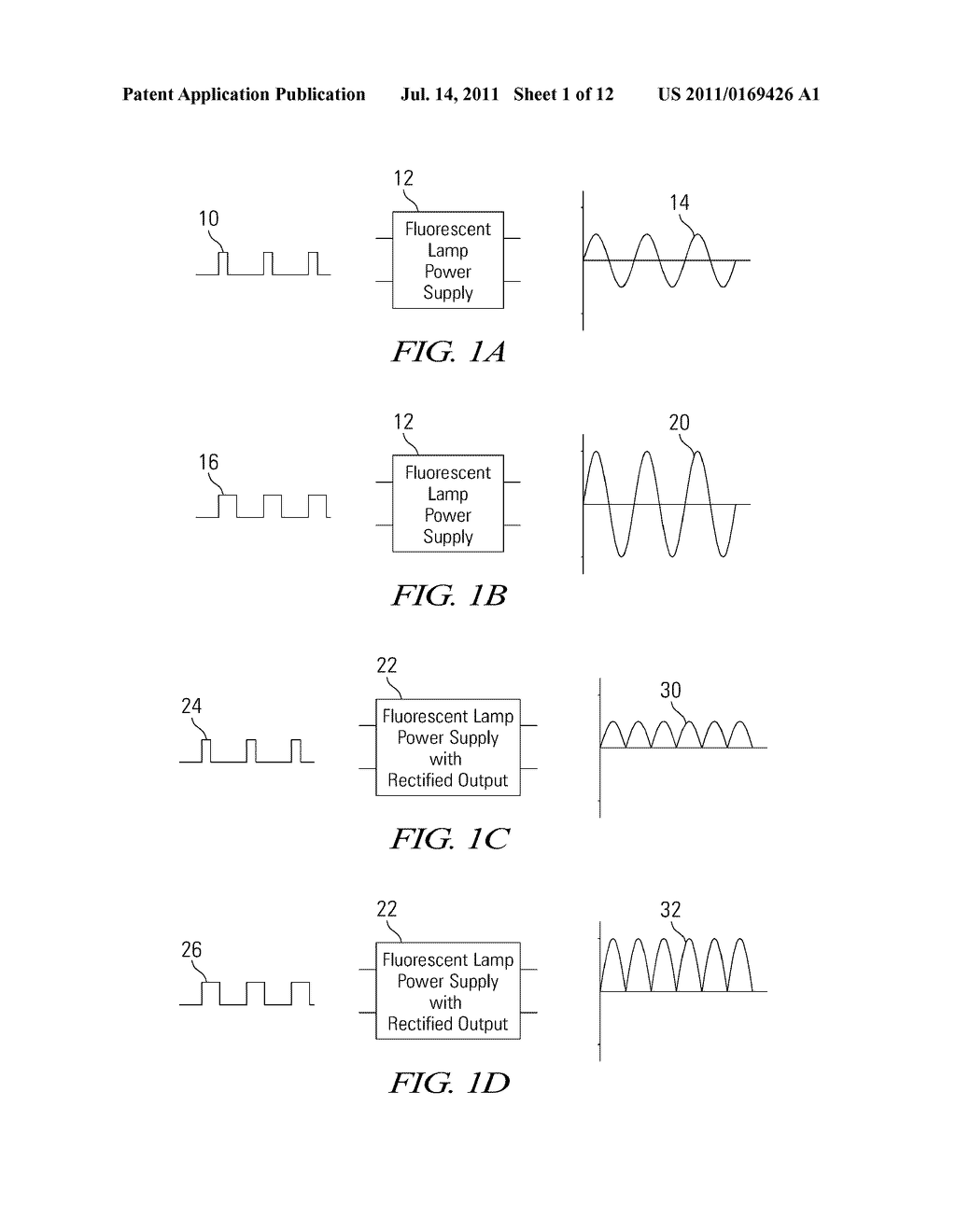 Fluorescent Lamp Power Supply - diagram, schematic, and image 02