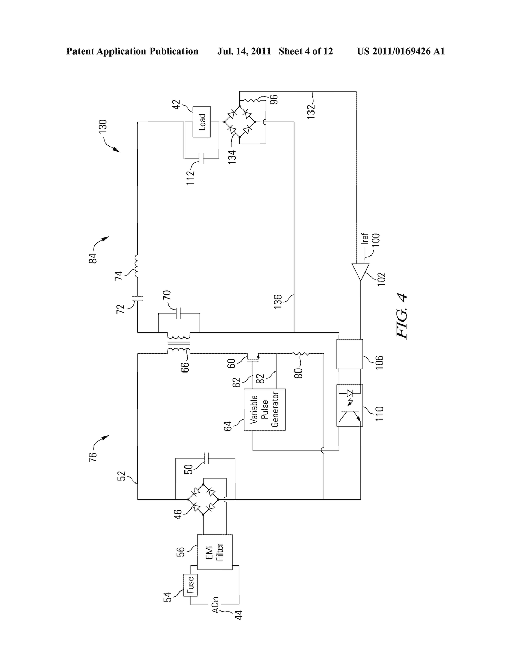 Fluorescent Lamp Power Supply - diagram, schematic, and image 05