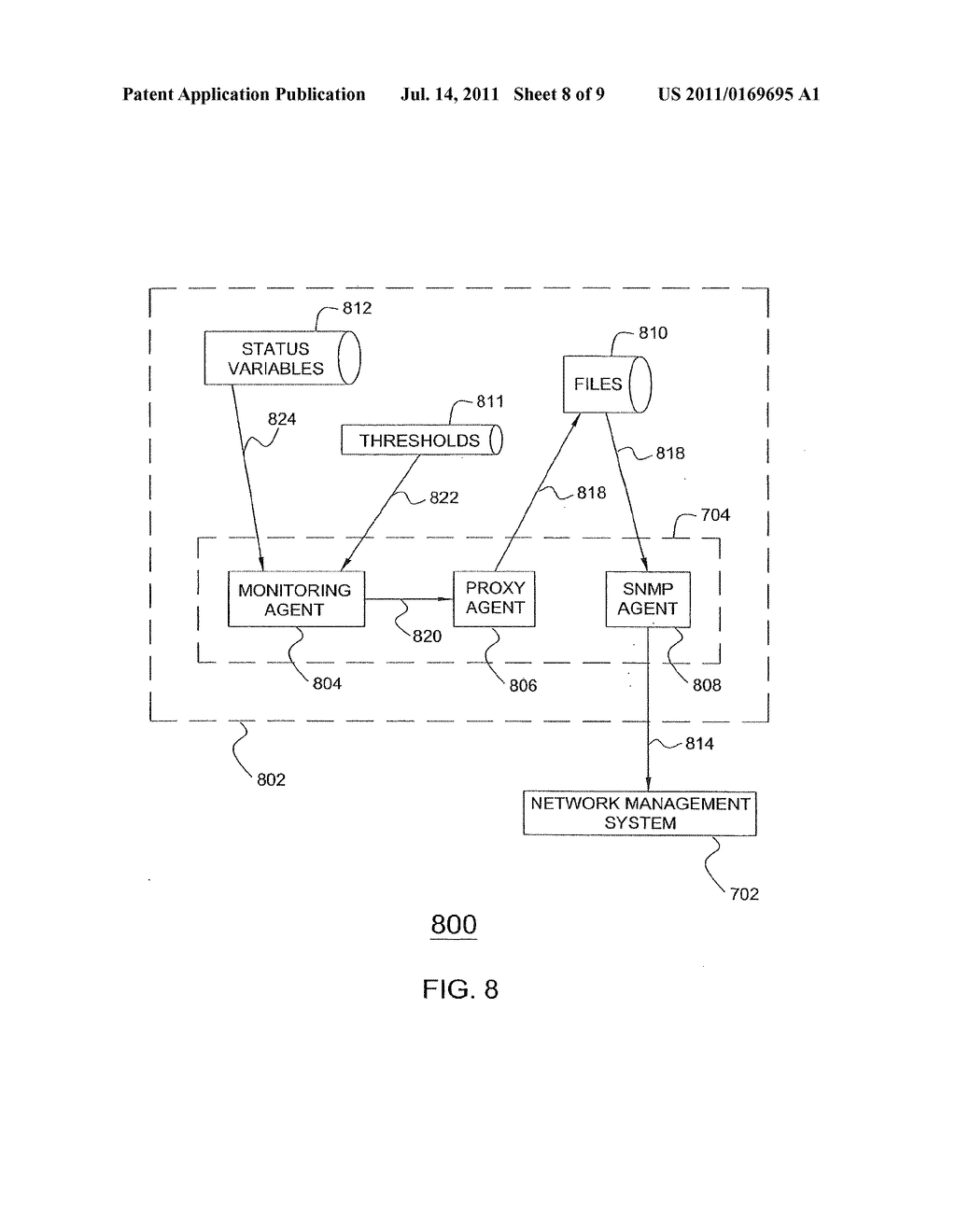 METHOD AND APPARATUS FOR MANAGING NETWORK ELEMENTS IN A SATELLITE     NAVIGATION DATA DISTRIBUTION SYSTEM - diagram, schematic, and image 09