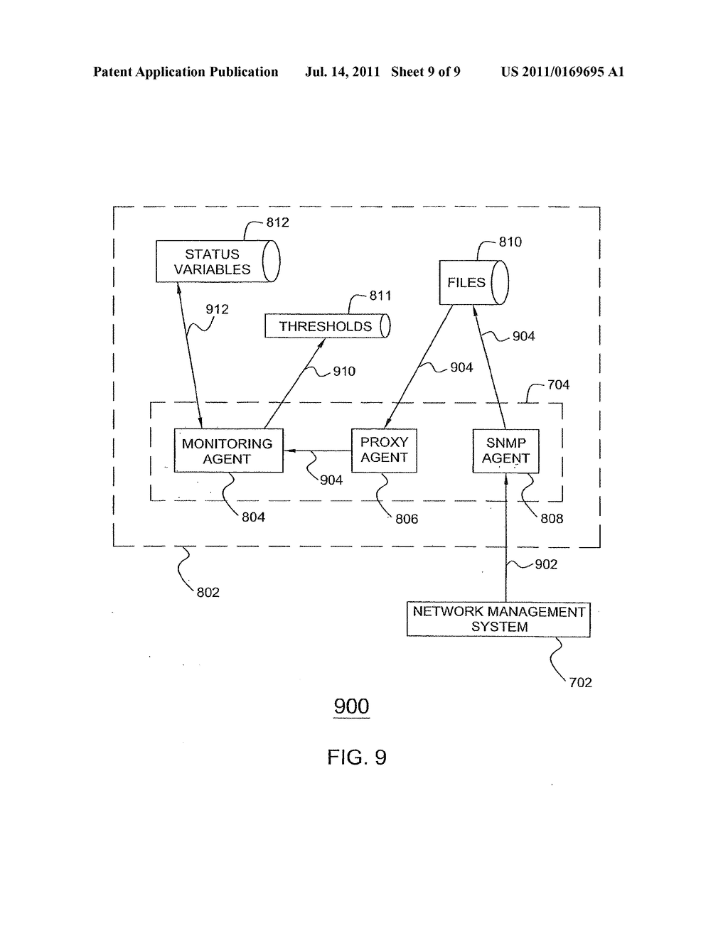 METHOD AND APPARATUS FOR MANAGING NETWORK ELEMENTS IN A SATELLITE     NAVIGATION DATA DISTRIBUTION SYSTEM - diagram, schematic, and image 10
