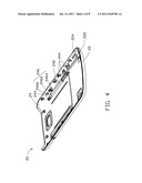 STYLUS RETAINING MECHANISM FOR PORTABLE ELECTRONIC DEVICE diagram and image