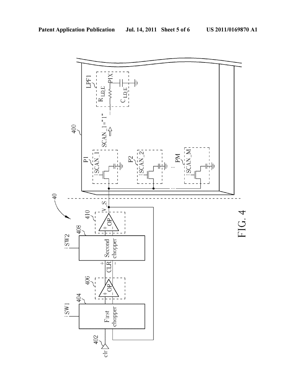 Method and Device for Cancelling Deviation Voltage of a Source Driver of a     Liquid Crystal Display - diagram, schematic, and image 06