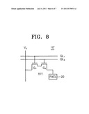 Switching device of active display device and method of driving the     switching device diagram and image