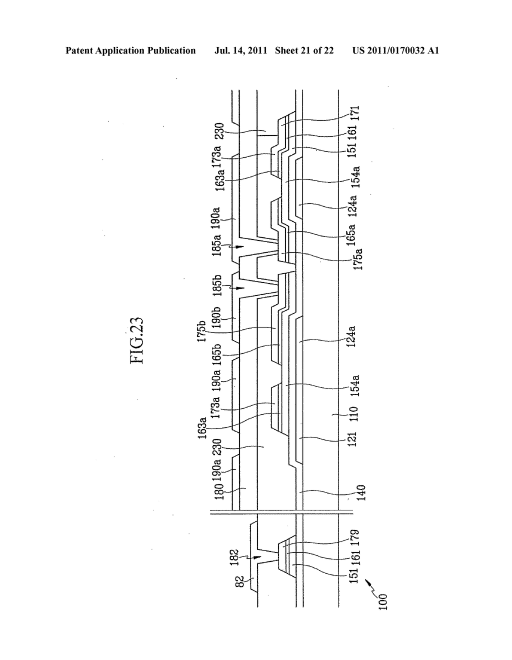 LIQUID CRYSTAL DISPLAY AND PANEL THEREFOR - diagram, schematic, and image 22