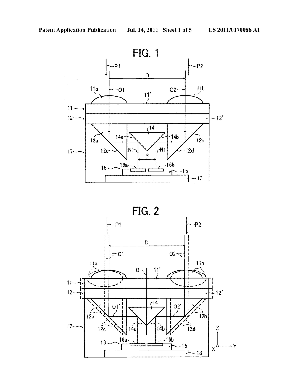 RANGING DEVICE AND RANGING MODULE AND IMAGE-CAPTURING DEVICE USING THE     RANGING DEVICE OR THE RANGING MODULE - diagram, schematic, and image 02