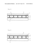 ELECTROMAGNETIC BAND GAP STRUCTURE, ELEMENT, SUBSTRATE, MODULE, AND     SEMICONDUCTOR DEVICE INCLUDING ELECTROMAGNETIC BAND GAP STRUCTURE, AND     PRODUCTION METHODS THEREOF diagram and image