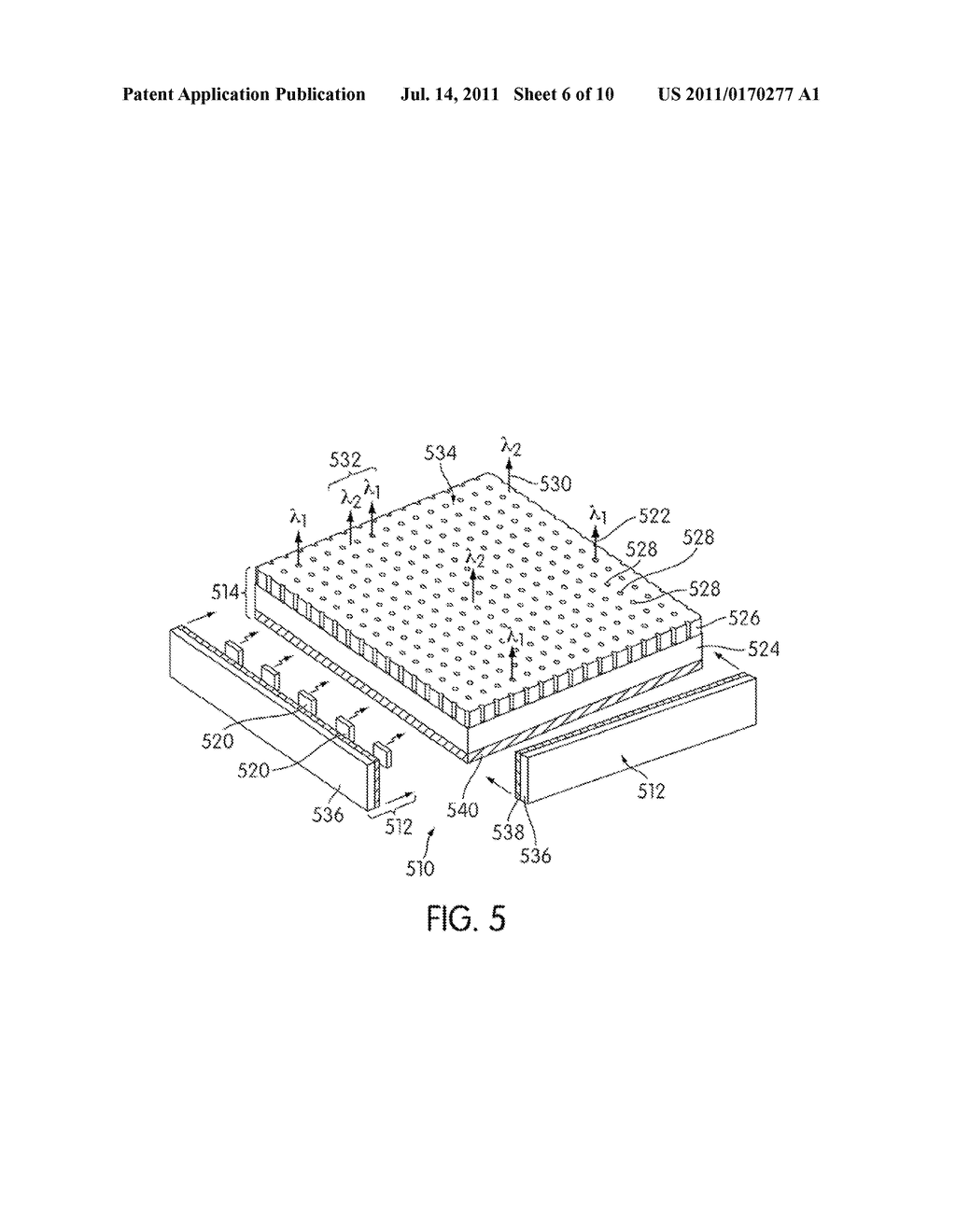 LIGHT EMITTING DEVICE WITH PHOSPHOR WAVELENGTH CONVERSION - diagram, schematic, and image 07