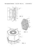 LED LAMP WITH ACTIVELY COOLED HEAT SINK diagram and image