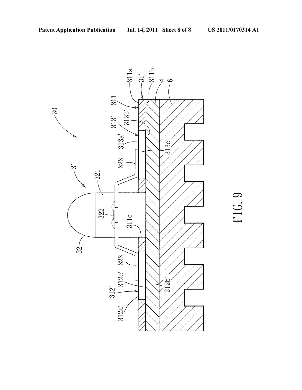 LIGHT EMITTING DIODE DEVICE AND DISPLAY DEVICE - diagram, schematic, and image 09