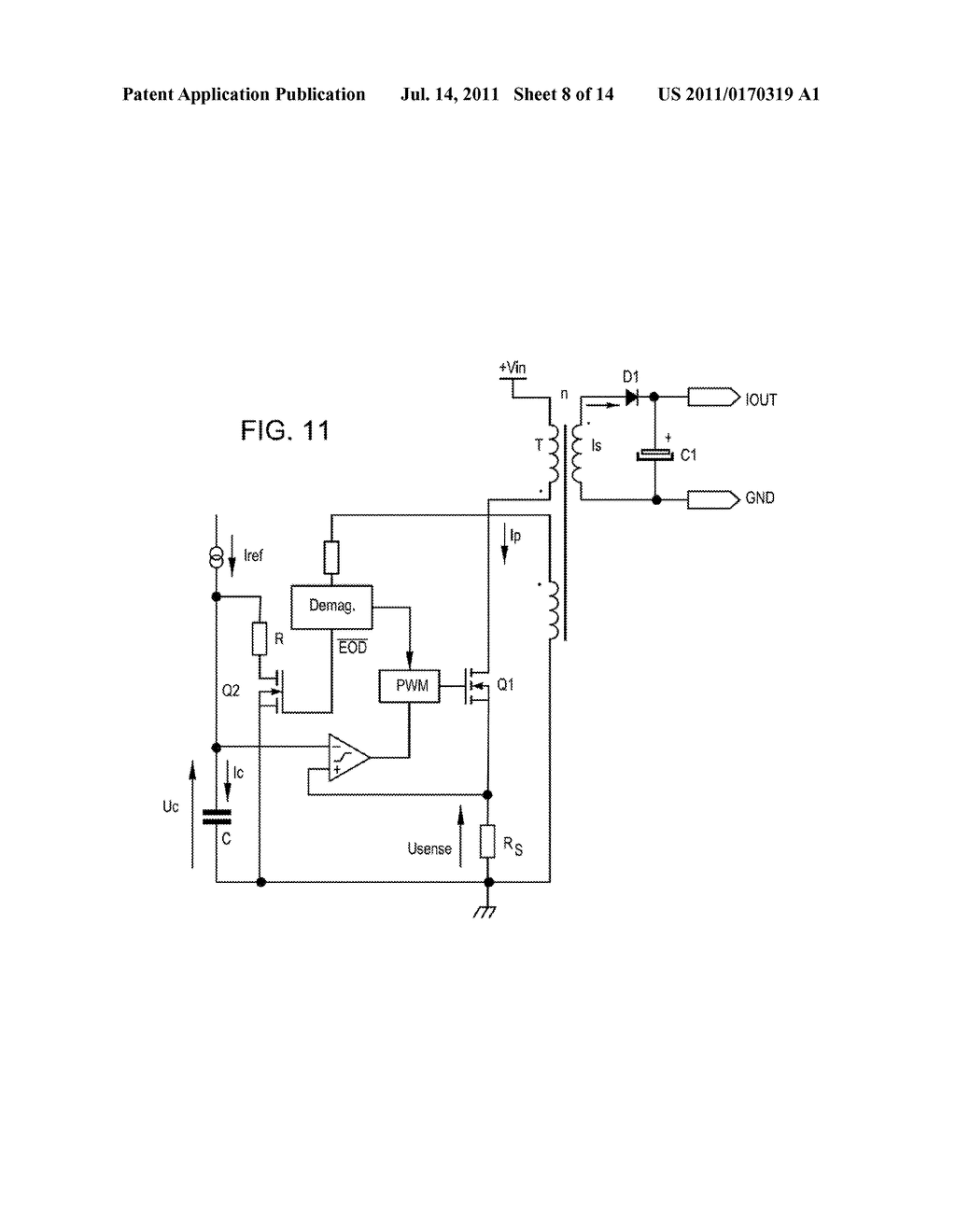 METHOD FOR CONTROLLING A SWITCHING REGULATOR AND RELATED SWITCHING     REGULATOR - diagram, schematic, and image 09