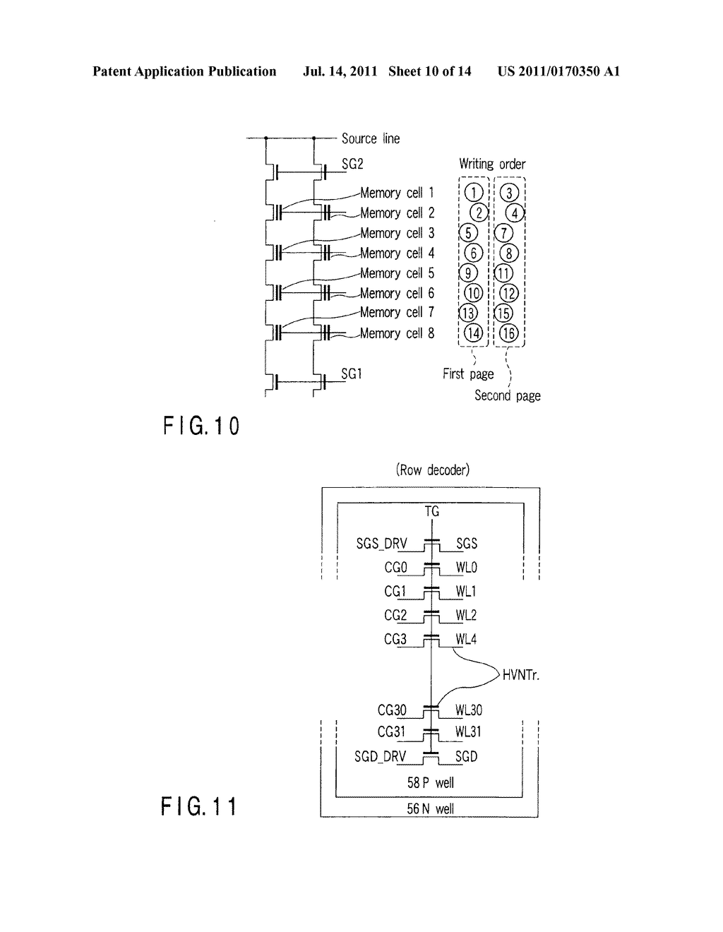 SEMICONDUCTOR MEMORY DEVICE CAPABLE OF INCREASING WRITING SPEED - diagram, schematic, and image 11