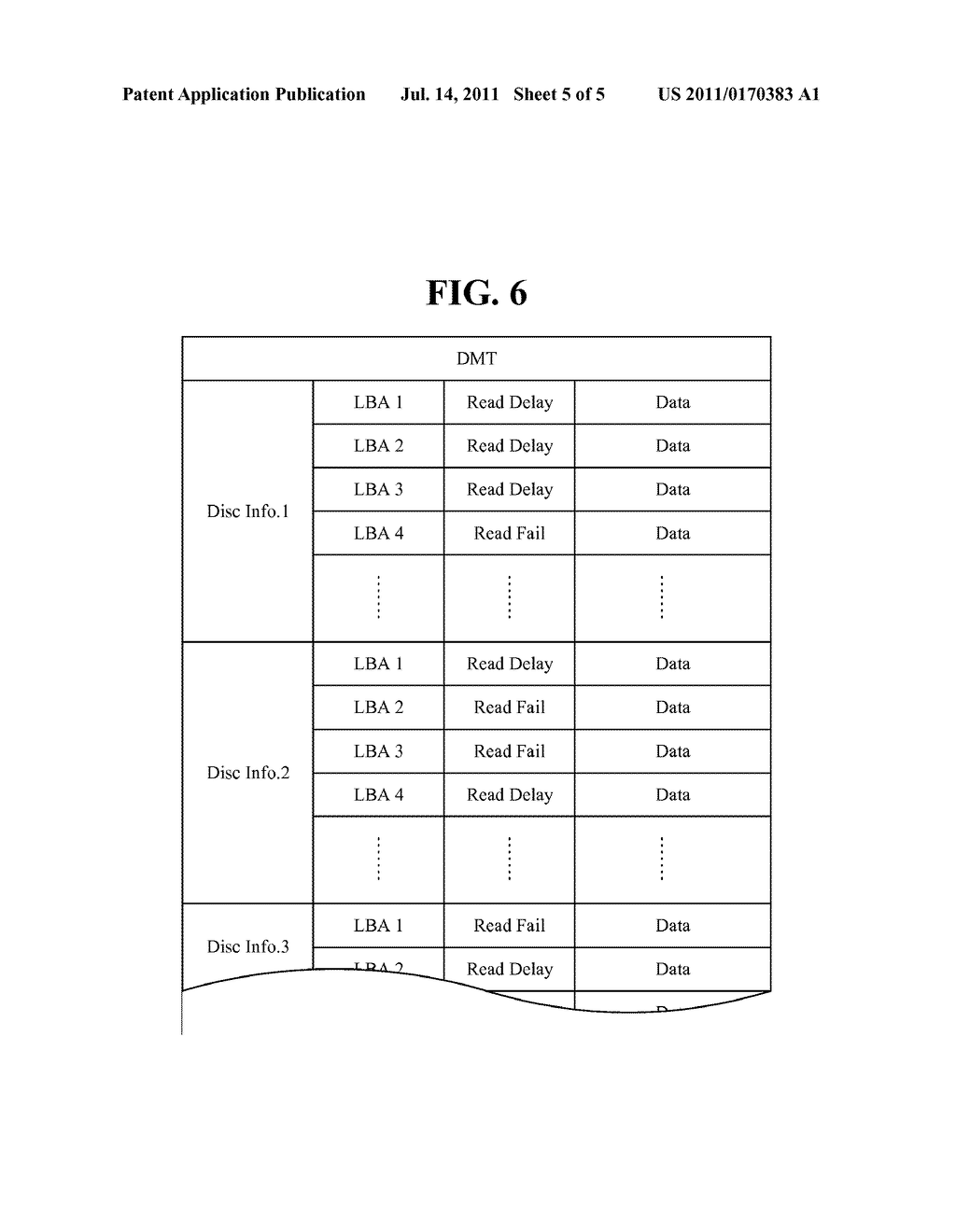 METHOD FOR MANAGING DEFECT OF OPTICAL DISC - diagram, schematic, and image 06