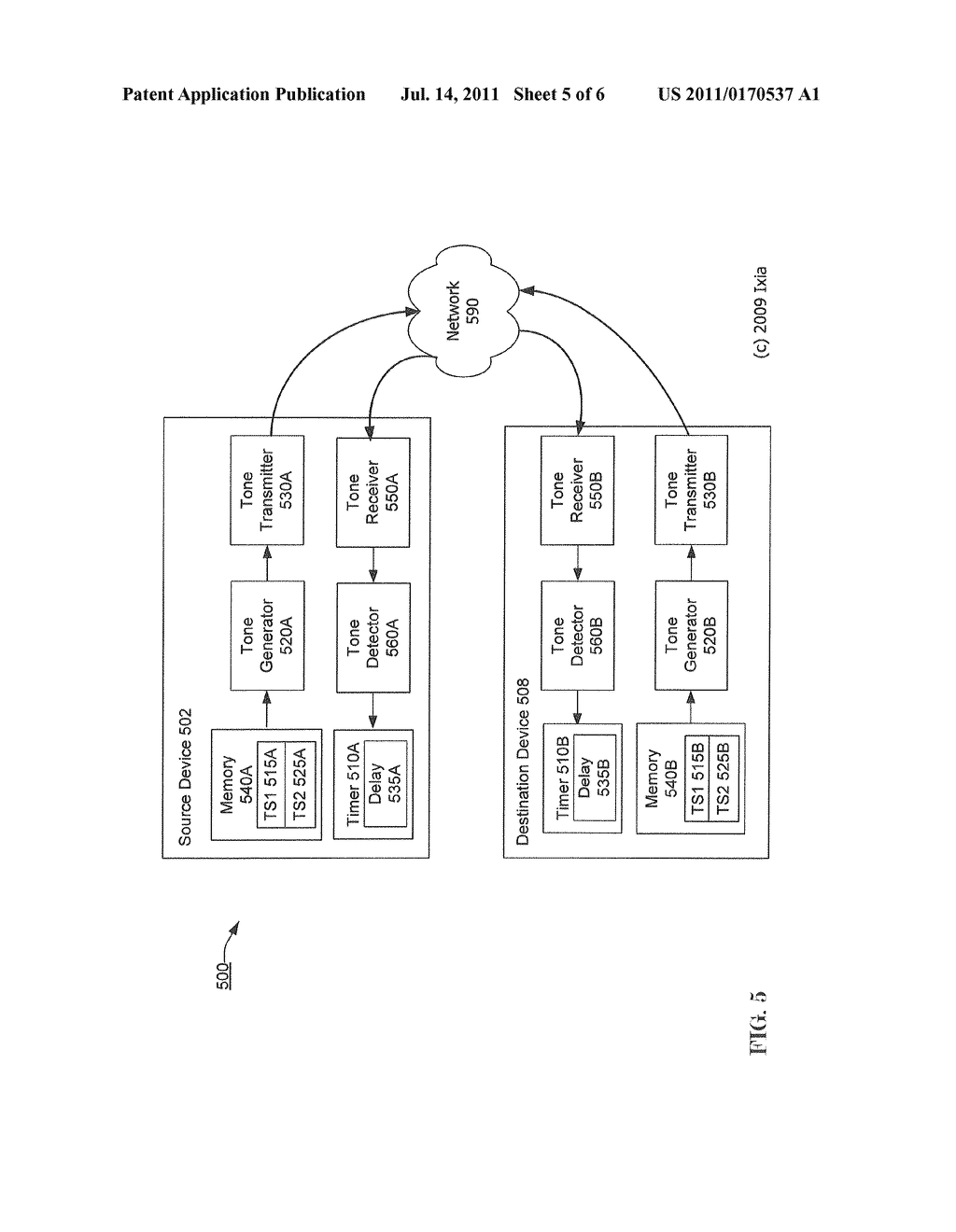 One Way and Round Trip Delays Using Telephony In-Band Tones - diagram, schematic, and image 06