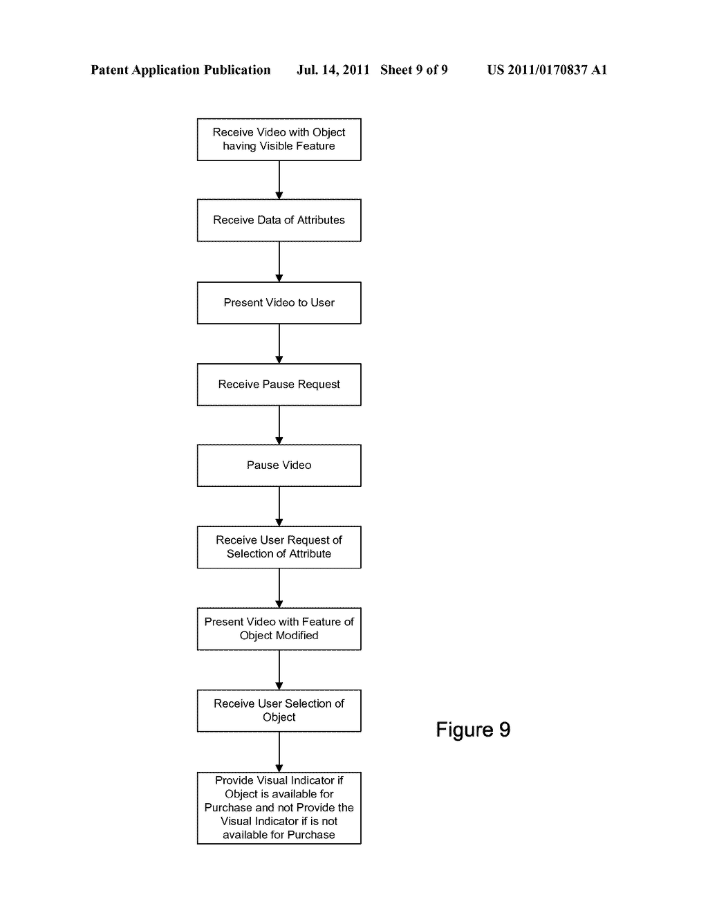 SYSTEM, METHOD, AND COMPUTER PROGRAM PRODUCT FOR VIDEO BASED SERVICES AND     COMMERCE - diagram, schematic, and image 10