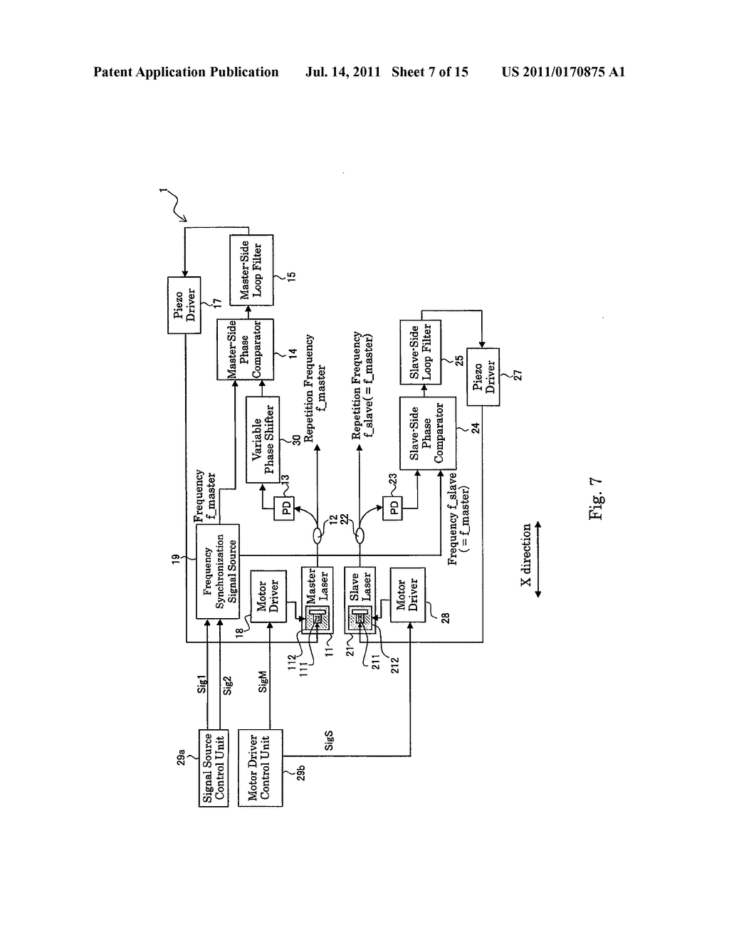 SIGNAL OUTPUT DEVICE, AND OUTPUT APPARATUS OF SIGNAL SOURCE OF SIGNALS AND     OF LASER BEAM PULSES - diagram, schematic, and image 08