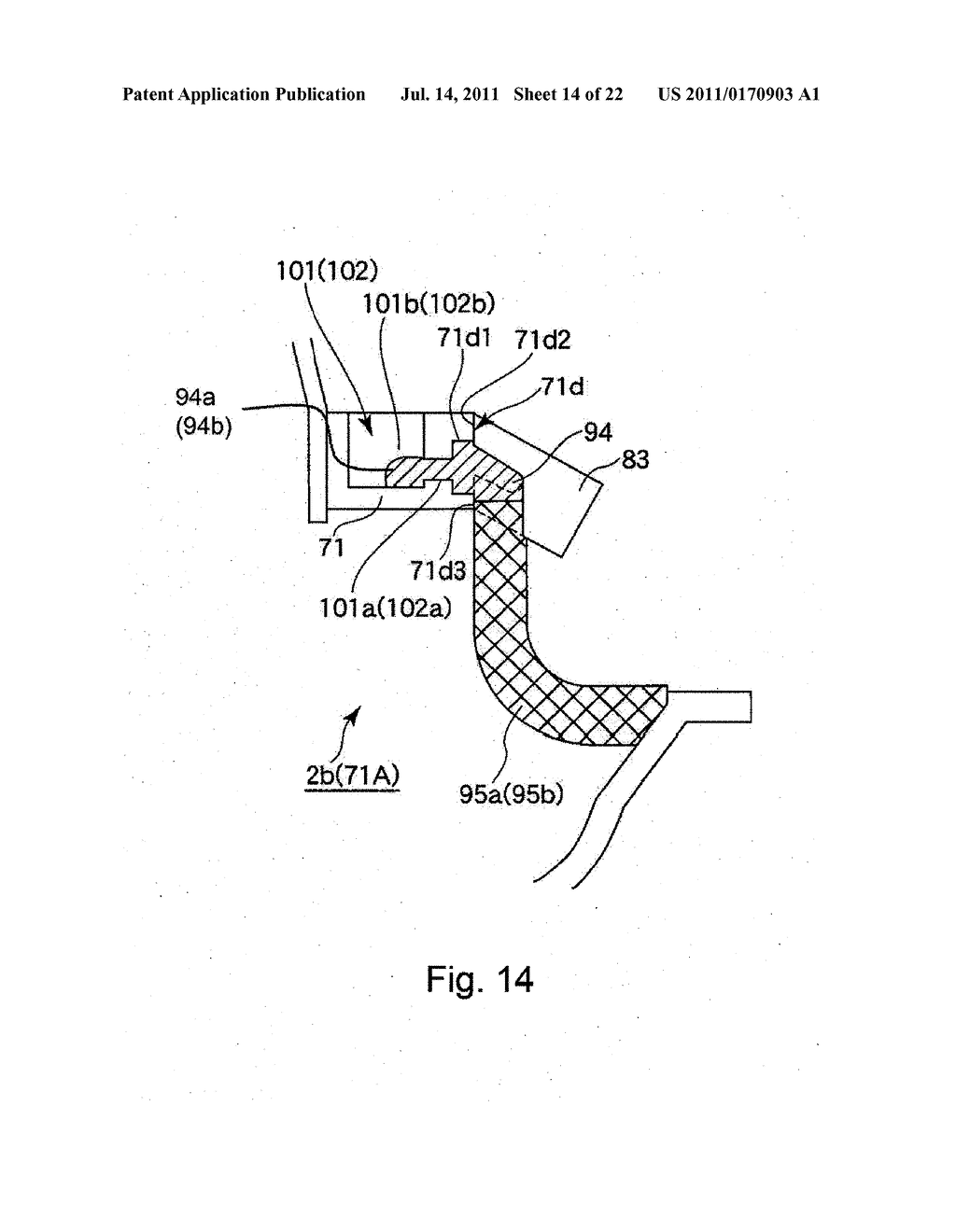 DEVELOPING DEVICE FRAME UNIT, DEVELOPING DEVICE, PROCESS CARTRIDGE, AND     MANUFACTURING METHOD OF THE DEVELOPING DEVICE FRAME UNIT - diagram, schematic, and image 15