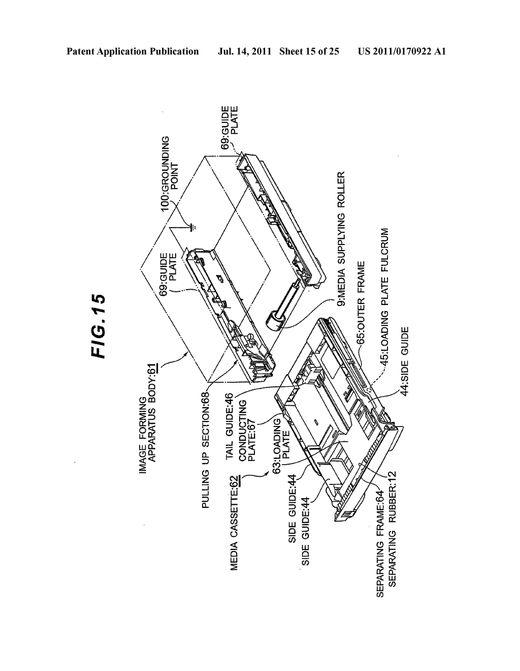 IMAGE FORMING APPARATUS HAVING FIRST AND SECOND GROUND CONDUCTING ROUTES - diagram, schematic, and image 16