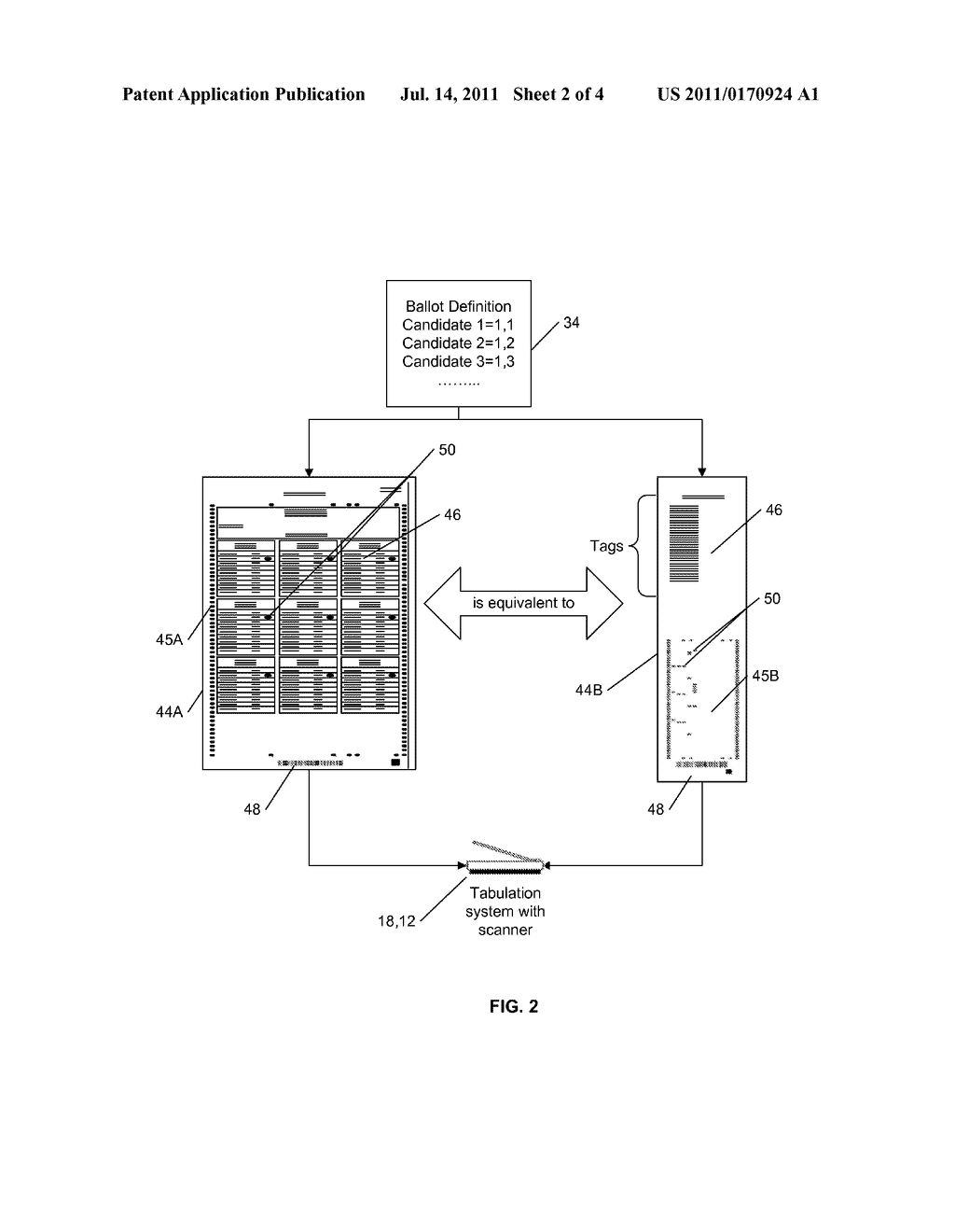 System and Method for Populating and Printing Paper Ballots - diagram, schematic, and image 03