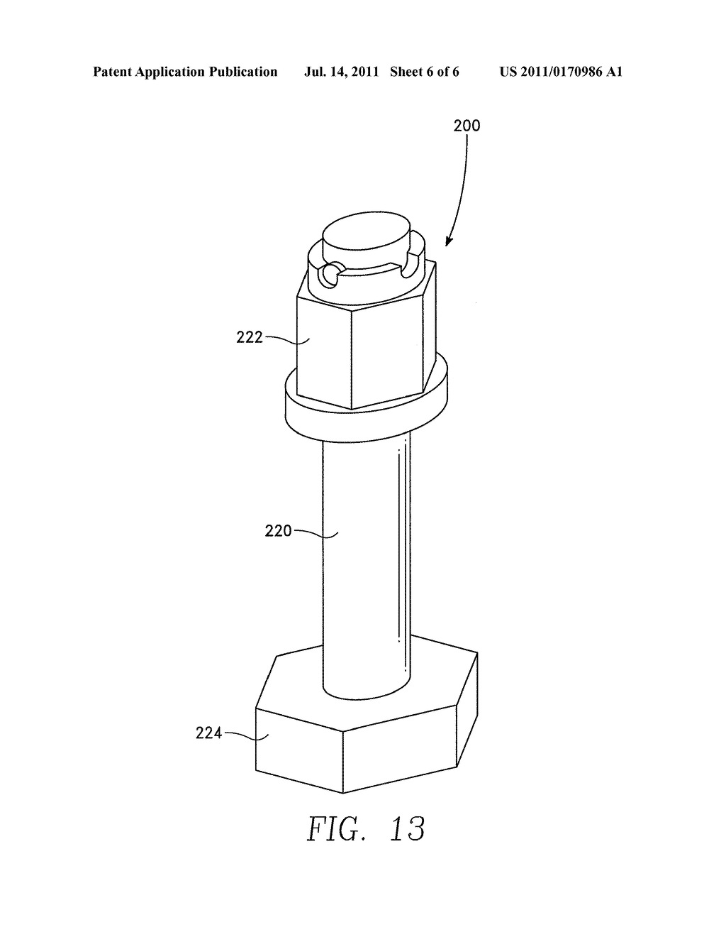 Threaded Stud With Locking Pawl - diagram, schematic, and image 07