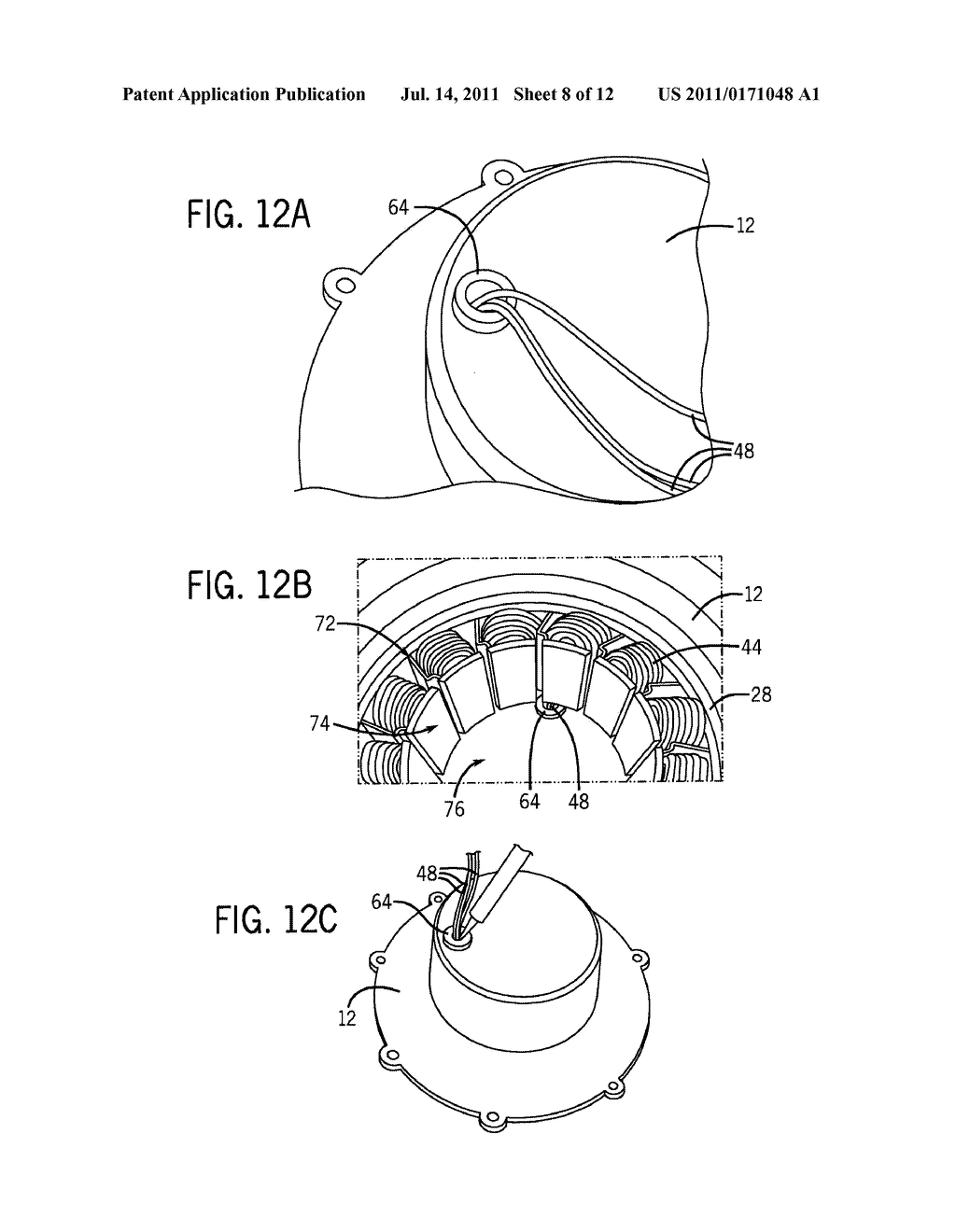 Magnetic Drive Pump Assembly with Integrated Motor - diagram, schematic, and image 09